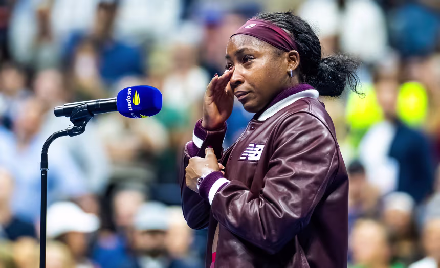 Tearful Coco Gauff thanks Simone Biles for inspiration after battling through US Open second round