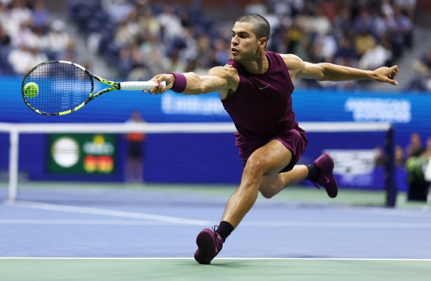 Alcaraz is looking to win the US Open for the second time, having first done so in 2022.