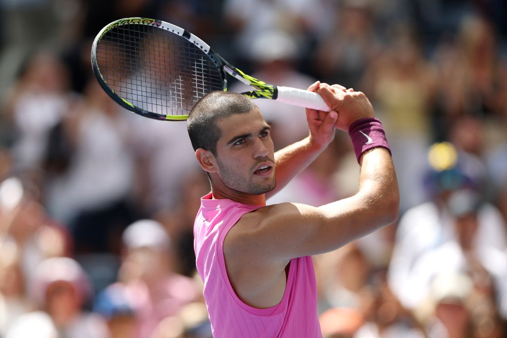 Carlos Alcaraz's new buzzcut has caused quite a stir.