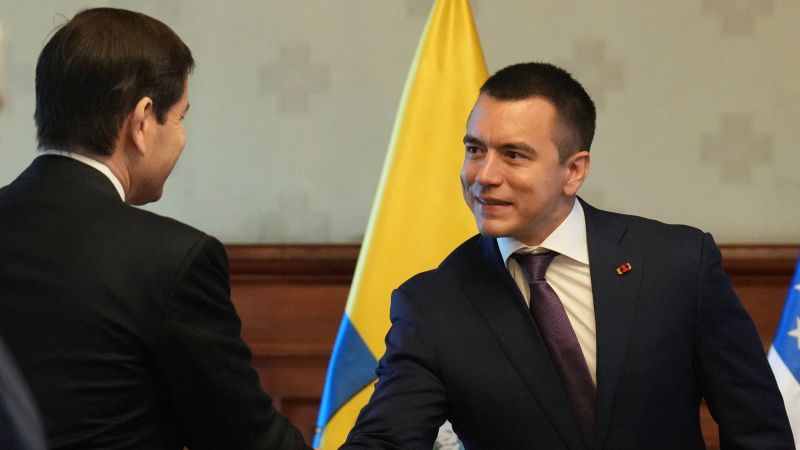 Ние, работещи с Еквадор по споразумение, за да изпращаме търсещи убежище в страната 