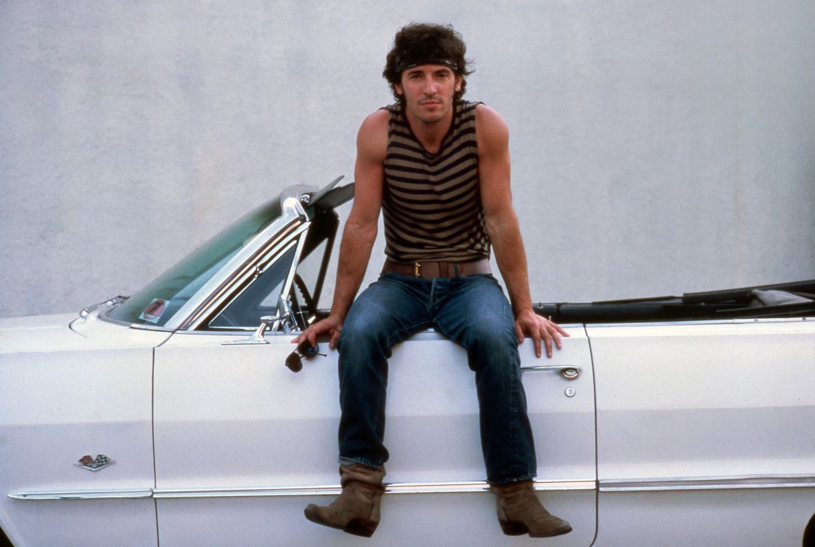 His clothes were a "signifier of socio-economics," said fashion historian Nancy Deihl. Here Springsteen poses for a portrait in June 1984.