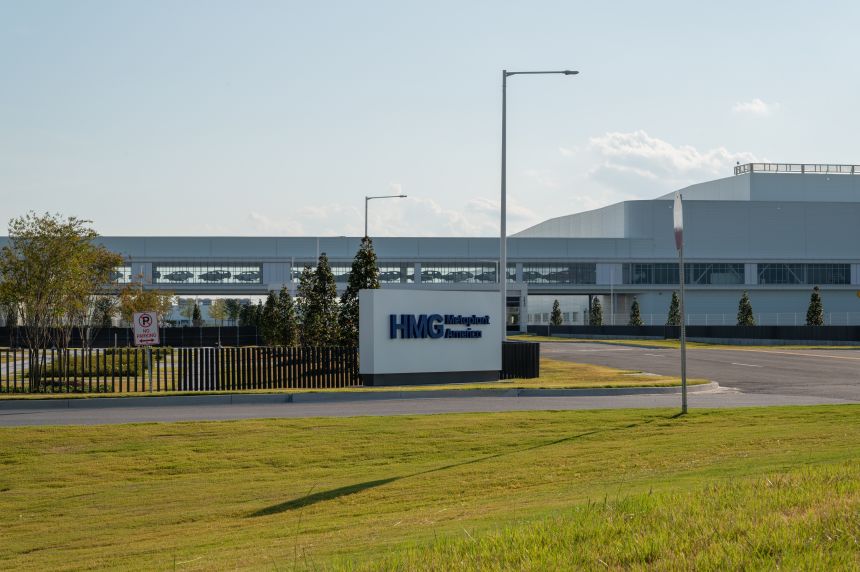 The Hyundai Metaplant electric vehicle manufacturing facility in Ellabell, Georgia, , on Friday, September 5.