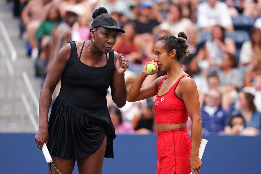 Williams and Fernandez lost to Kateřina Siniaková and Taylor Townsend at the US Open.