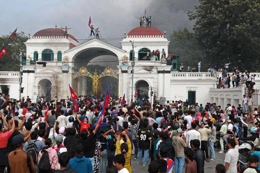 Protesters will gather at a Nepal government building in Kathmandu, Nepal on September 9th.