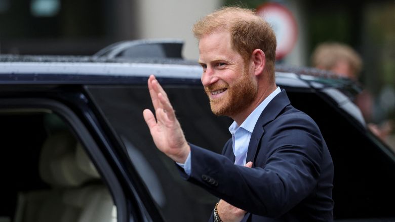 Prince Harry, pictured at the Centre for Blast Injury Studies at Imperial College in London on Wednesday, returned to Britain for a four-day trip this week.
