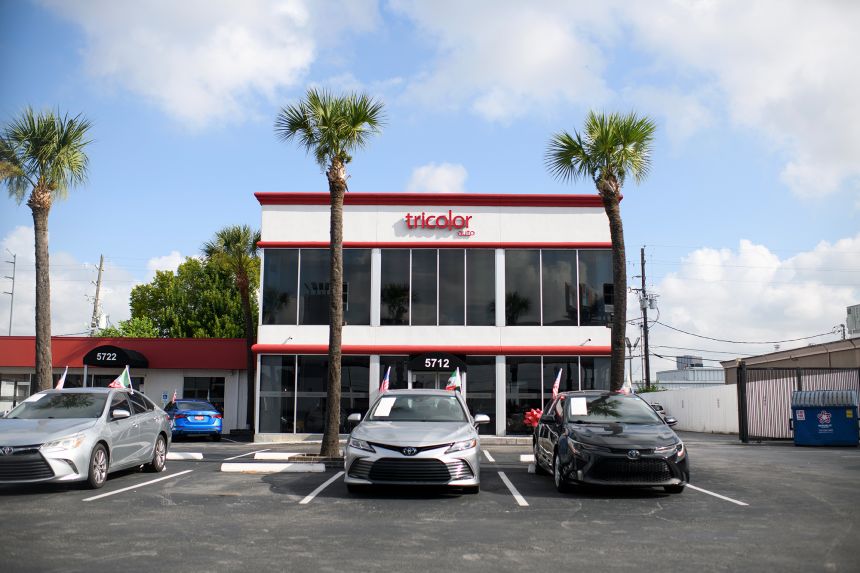 A Tricolor dealership in Houston, Texas, US, on Thursday, Sept. 11, 2025.