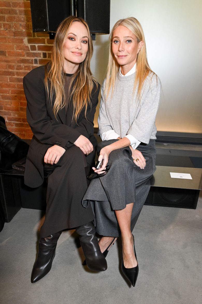 Olivia Wilde and Gwyneth Paltrow at Michael Kors.
