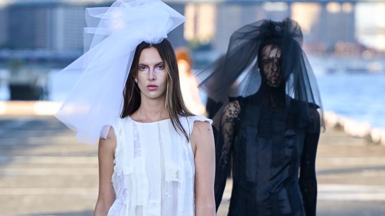 Models at the Collina Strada fashion show as part of Spring/Summer 2026 New York Fashion Week on September 11, 2025 in New York, New York. (Photo by Giovanni Giannoni/WWD via Getty Images)