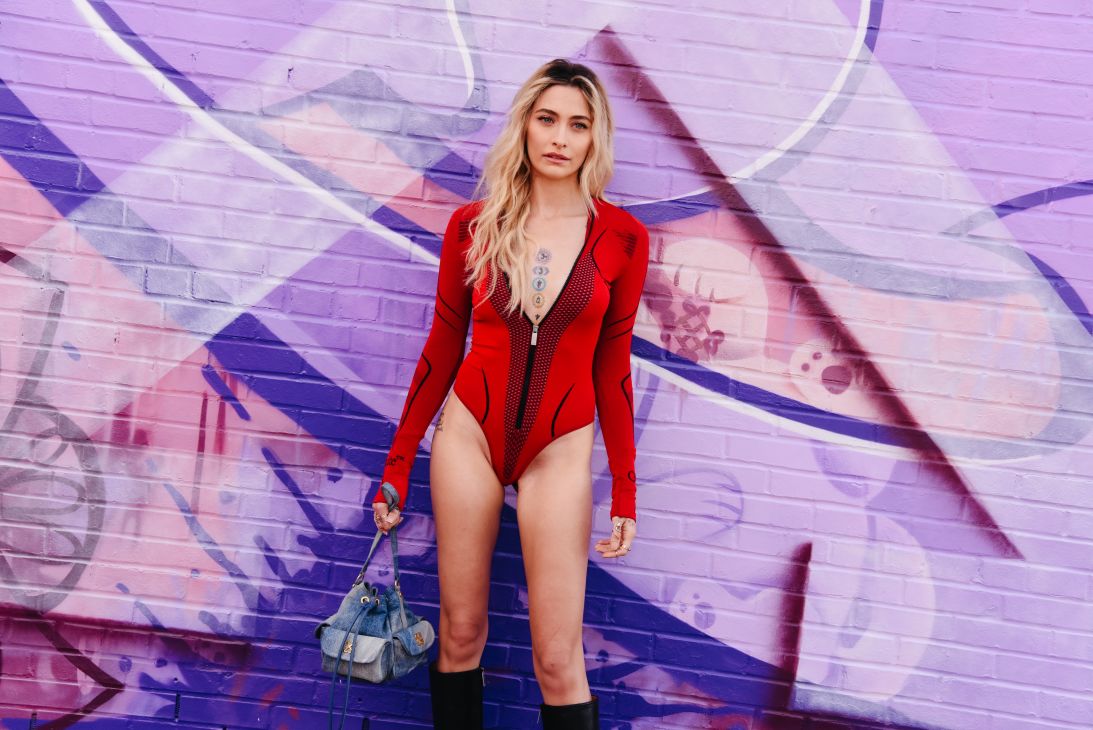 Paris Jackson at the Off-White runway.