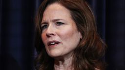 Supreme Court Justice Amy Coney Barrett at the Reagan Library in Simi Valley, California, on September 9, 2025.