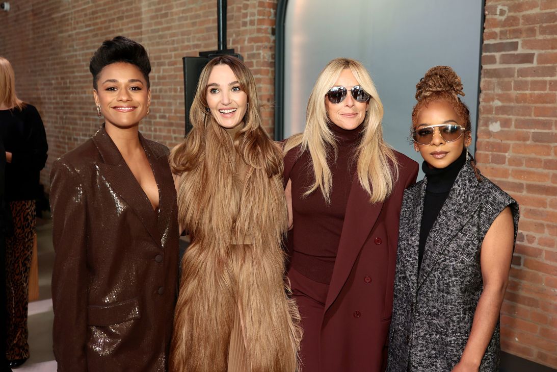 From left: Ariana DeBose, Chloe Fineman, Jane Krakowski and Kara Young at the Michael Kors Spring-Summer 2026 show.
