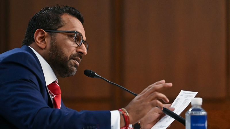 Democratic Senators Clash with FBI Director Kash Patel Over Handling of High-Profile Cases