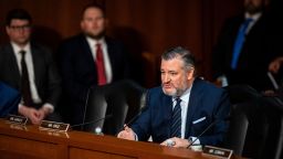 Senator Ted Cruz speaks during a Senate Judiciary Committee hearing on Tuesday, September 16.