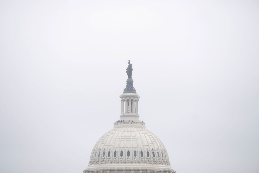 The dome of the US Capitol on September 17.