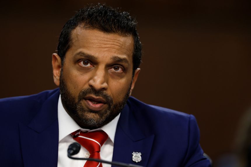Federal Bureau of Investigation Director Kash Patel testifys before the Senate Judiciary Committee in the Hart Senate Office Building on Capitol Hill on September 16, 2025.