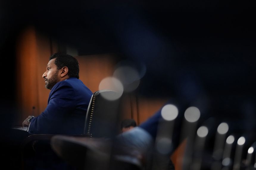 Federal Bureau of Investigation Director Kash Patel testifies before the Senate Judiciary Committee in the Hart Senate Office Building on Capitol Hill on September 16.