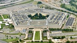 Aerial view of the Pentagon in Washington, DC, on September 20, 2025. The Pentagon has unveiled new restrictions on media covering the US military, requiring them to pledge not to disclose anything not formally authorized for publication and limiting their movements within the "Department of War." The new guidelines, laid out in a lengthy memo distributed to reporters on Friday, require them to sign an affidavit promising to comply -- or risk losing their media credentials. The move is the latest by the administration of US President Donald Trump to control media coverage of his policies, and after he suggested that negative stories could be "illegal." (Photo by Daniel SLIM / AFP) (Photo by DANIEL SLIM/AFP via Getty Images)          
