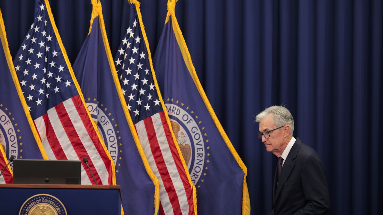 Federal Reserve Chair Jerome Powell at the Federal Reserve on September 17.