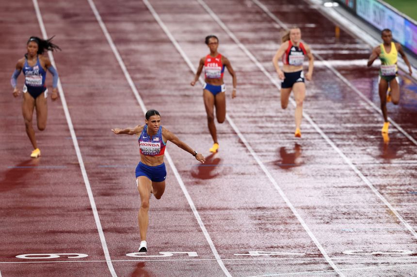 McLaughlin-Levrone won gold in the women's 400m in a new world championship record time.