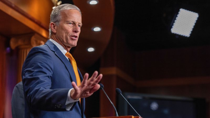 Thune says Republicans open to conversations about Obamacare – but not tied to stopgap funding bill
