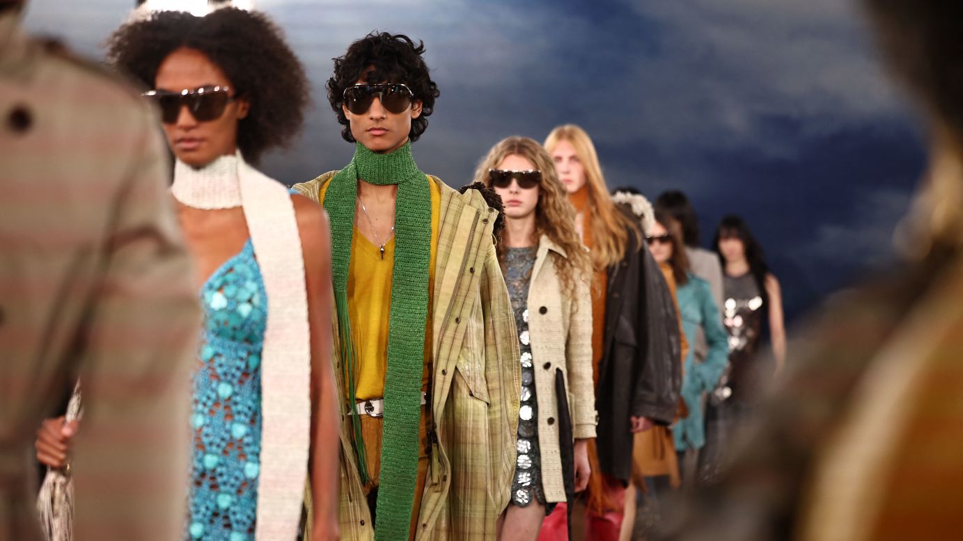 The finale at Burberry's Spring-Summer 2026 show in London.