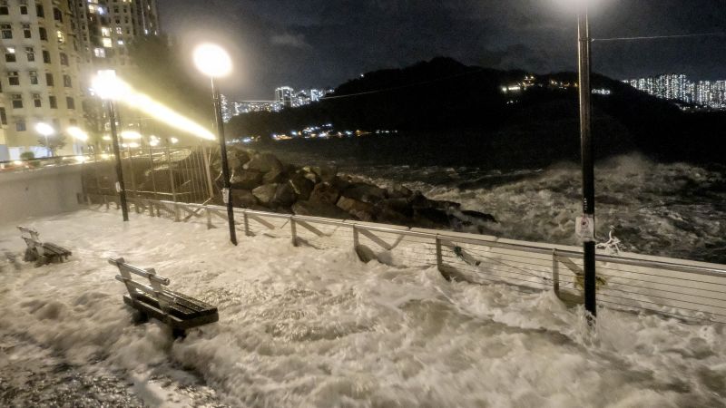 Deadly Typhoon Ragasa slams into southern China’s densely populated coast after killing 14 in Taiwan