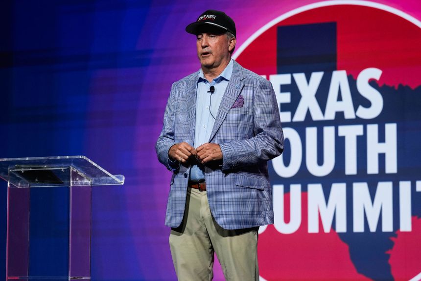 Texas Attorney General Ken Paxton speaks at the Texas Youth Summit in The Woodlands, Texas, in September.