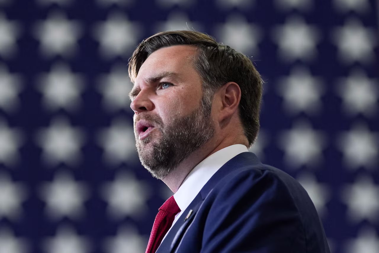 Vice President JD Vance speaks in Concord, North Carolina on Wednesday.