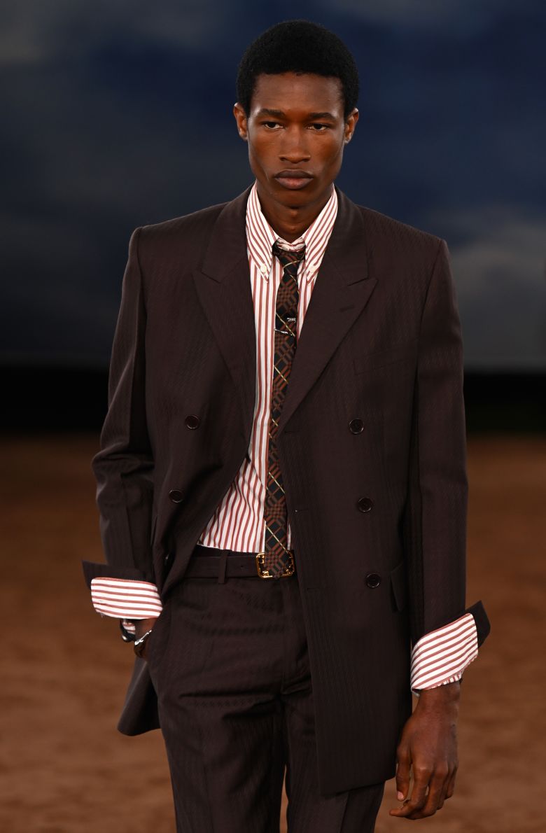 Suiting favored narrower silhouettes in a move away from oversized tailoring, which has grown in popularity.