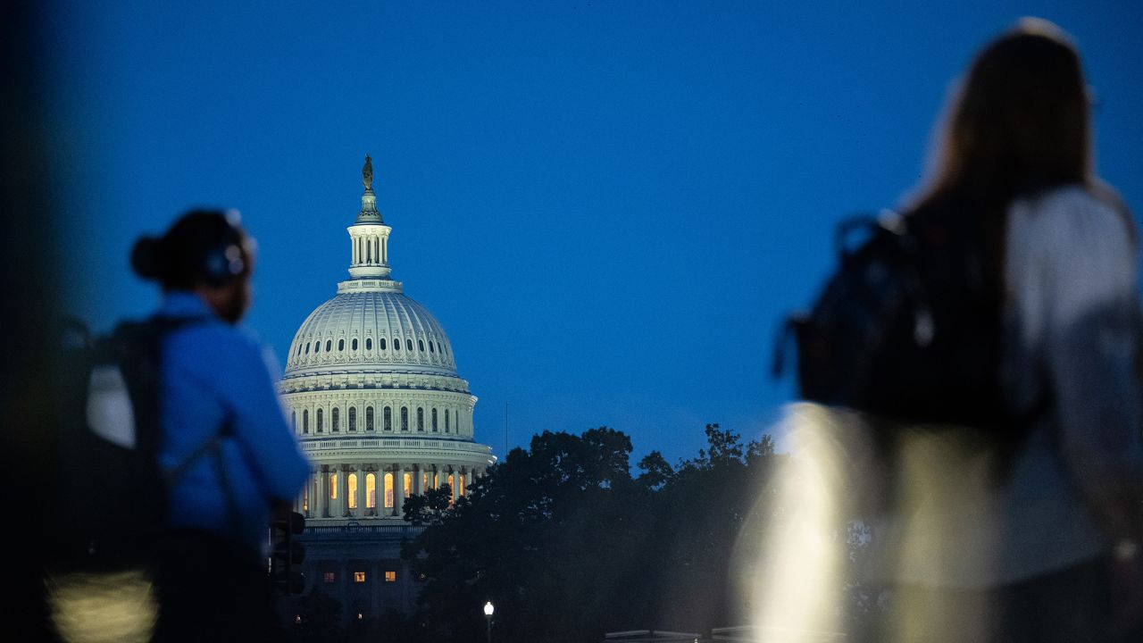 The US Capitol in Washington, DC, US, on Tuesday, Sept. 30, 2025. The US is hurtling toward a government shutdown, with Democrats and Republicans seemingly no closer to agreeing on a plan to fund federal operations and both sides blaming each other for the stalemate.