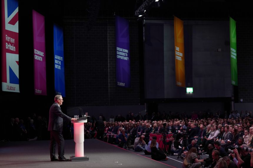 Starmer urged Britain to choose "decency" over "division."