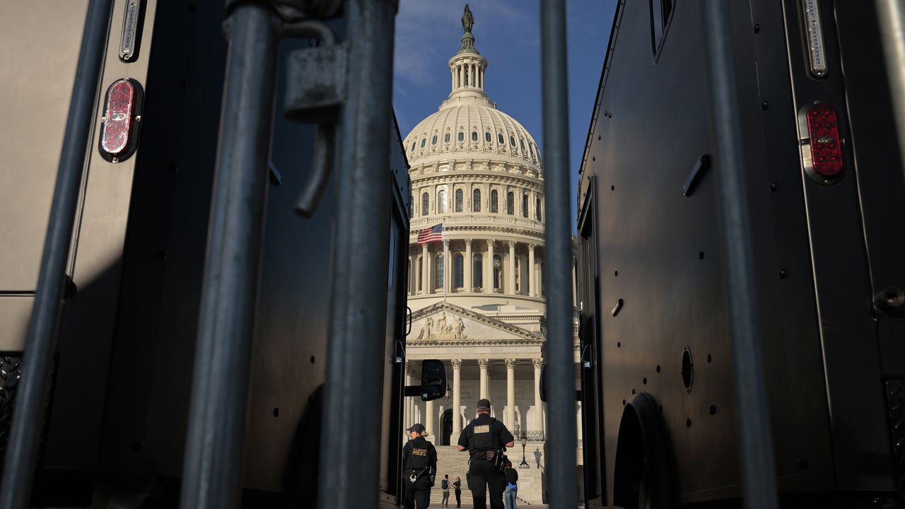 The U.S. Capitol Visitors Center is closed to visitors during the federal government shut down on October 01, 2025 in Washington, DC. The government shut down early Wednesday after Congress failed to reach a funding deal.
