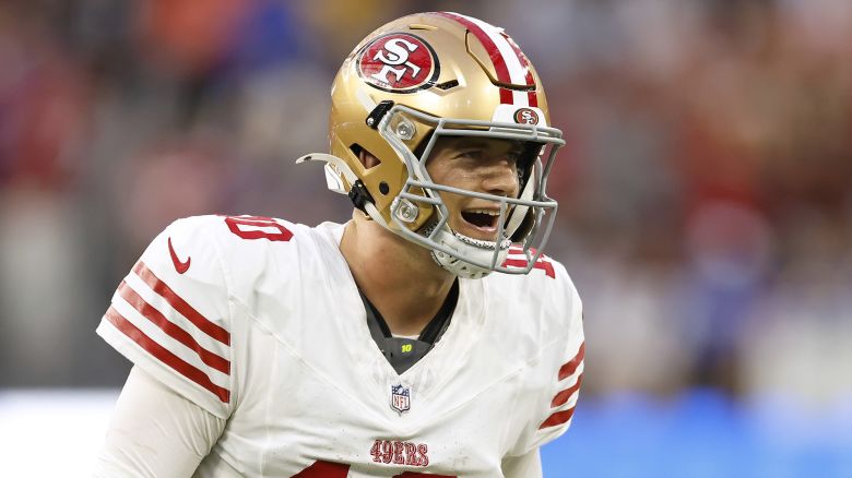 Mac Jones led the San Francisco 49ers to a dramatic overtime victory over the Los Angeles Rams.