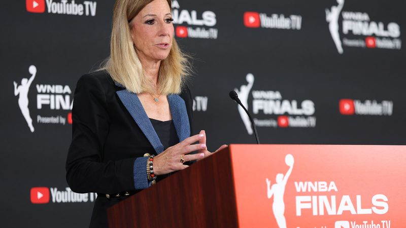 WNBA commissioner responds to recent criticism ahead of Aces win over Mercury in Game 1 of Finals