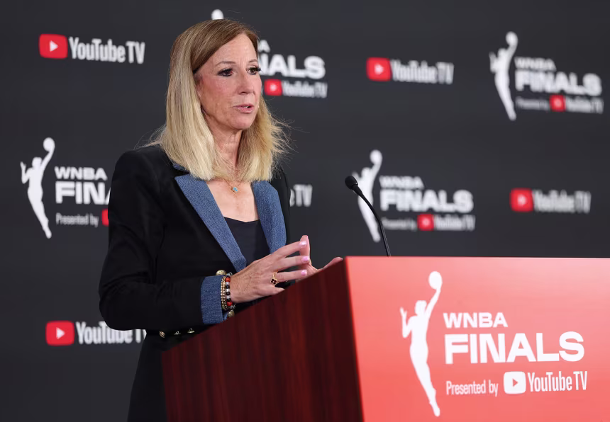 WNBA commissioner responds to recent criticism ahead of Aces win over Mercury in Game 1 of Finals