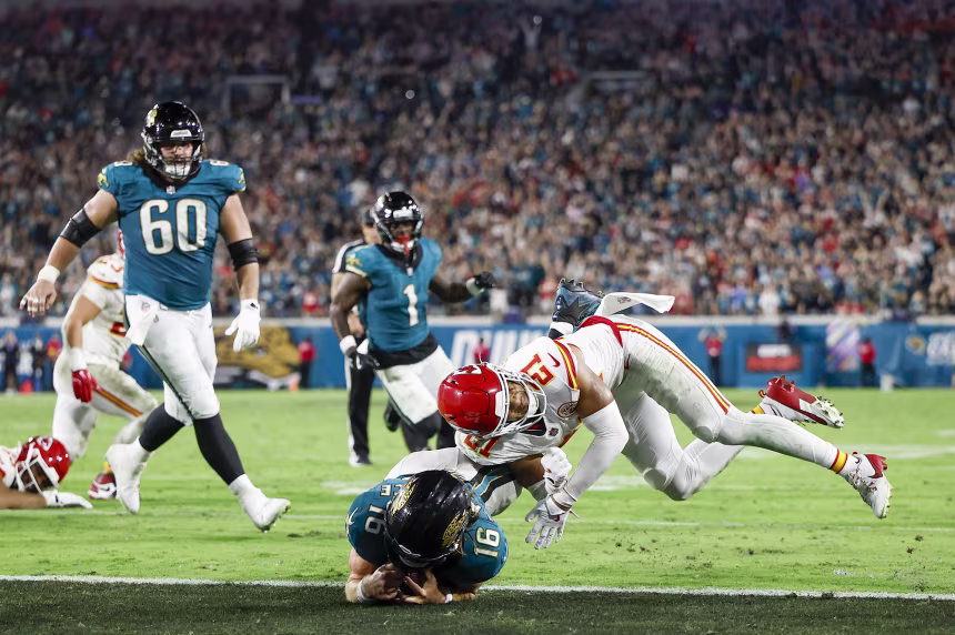 ‘I just panicked’: Jaguars QB Trevor Lawrence’s ‘goofy’ touchdown condemns Chiefs to another painful loss