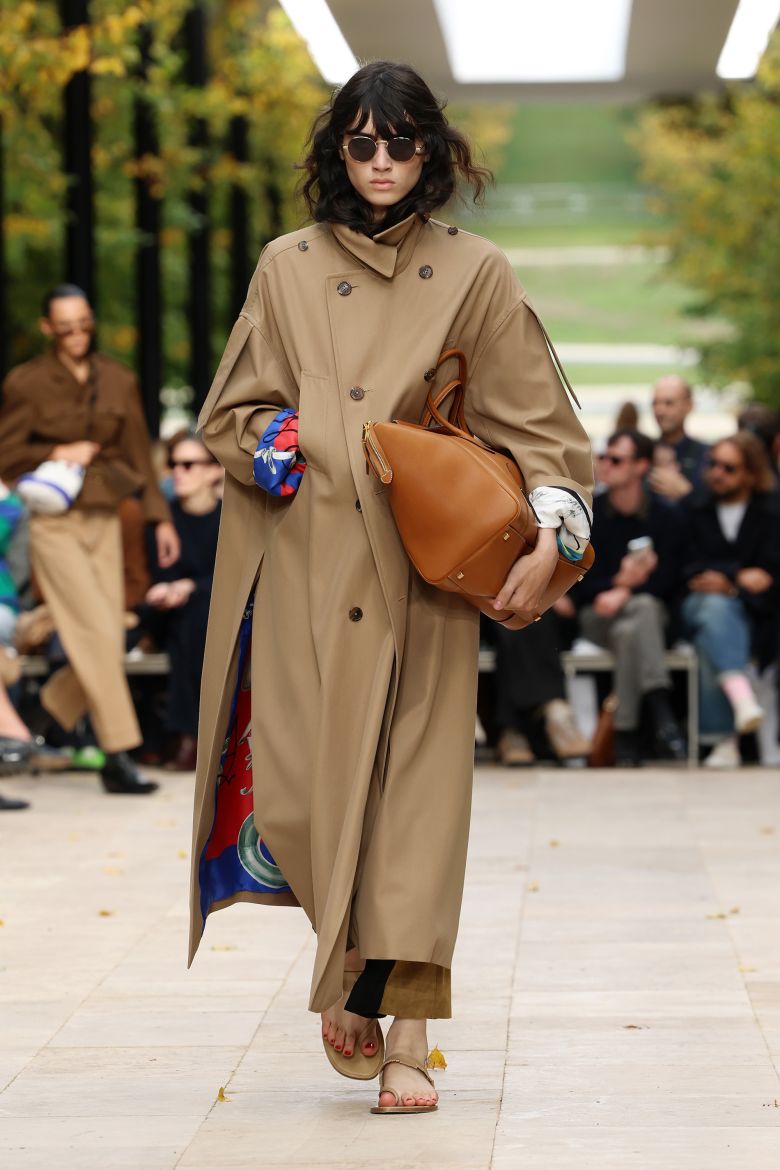 Backstage, Celine's creative director Michael Rider talked about designing with timelessness and consistency in mind.