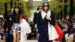 Celine's Spring-Summer 2026 womenswear collection, designed by Michael Rider, shown at Paris Fashion Week in October.