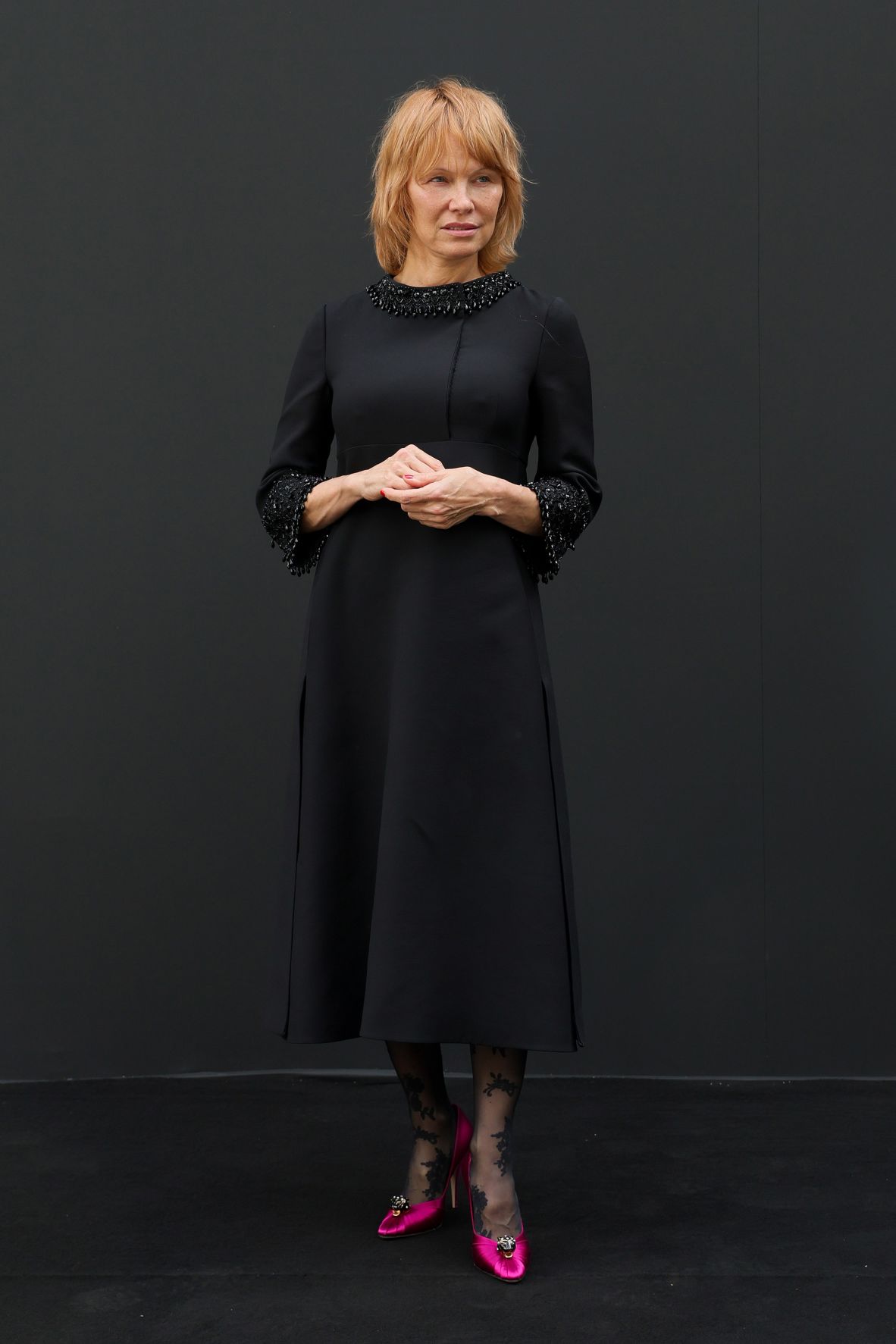 Actor Pamela Anderson was also a guest at Valentino's Spring-Summer 2026 show.