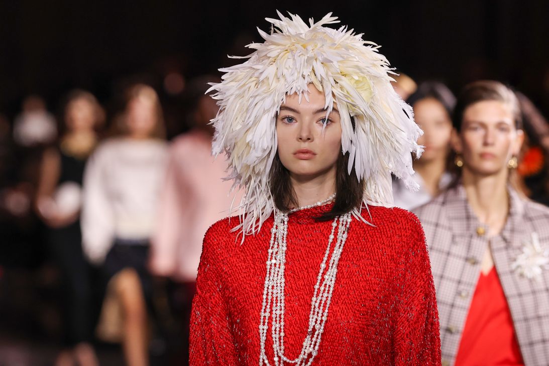 We saw feather-trimmed coats, earrings, skirts and headpieces at Matthieu Blazy's debut for Chanel in Paris.