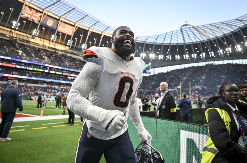 Jonathon Cooper had a key late sack to help the Denver Broncos beat the New York Jets at the Tottenham Hotspur Stadium.