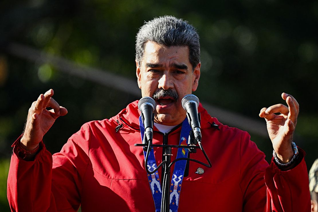 El presidente de Venezuela, Nicolás Maduro, el 12 de octubre de 2025 en Caracas.