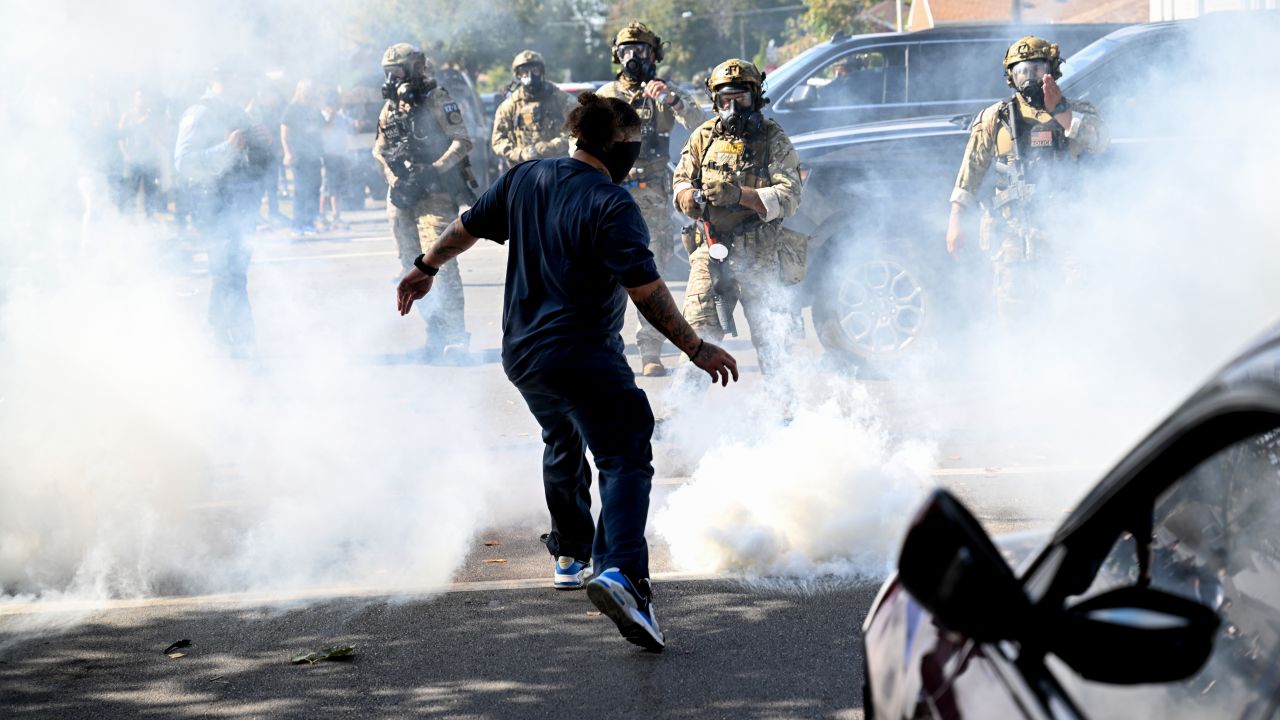 US District Judge Sara Ellis demanded Trump administration officials appear in her court to explain why she is seeing images of tear gas use and reading reports of no warnings given before its deployment.