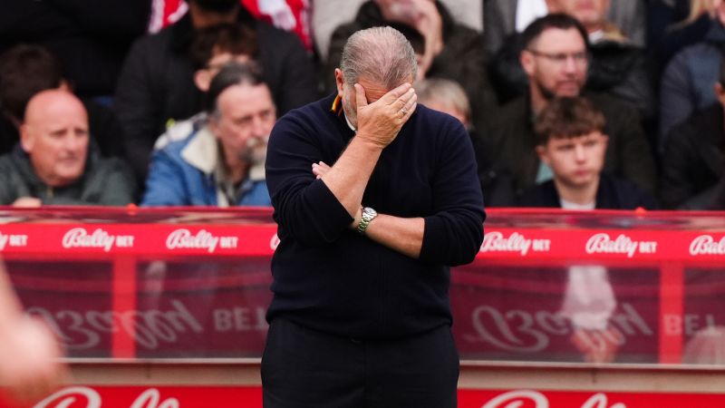 Premier League manager Ange Postecoglou fired after record 39 days as Nottingham Forest boss