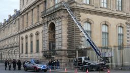 A German company shared this image of the Louvre in an ad promoting its furniture lift.