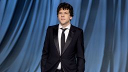 Jesse Eisenberg attends the Academy Gala Academy Museum of Motion Pictures on Saturday, Oct. 18, 2025 in Los Angeles, CA.