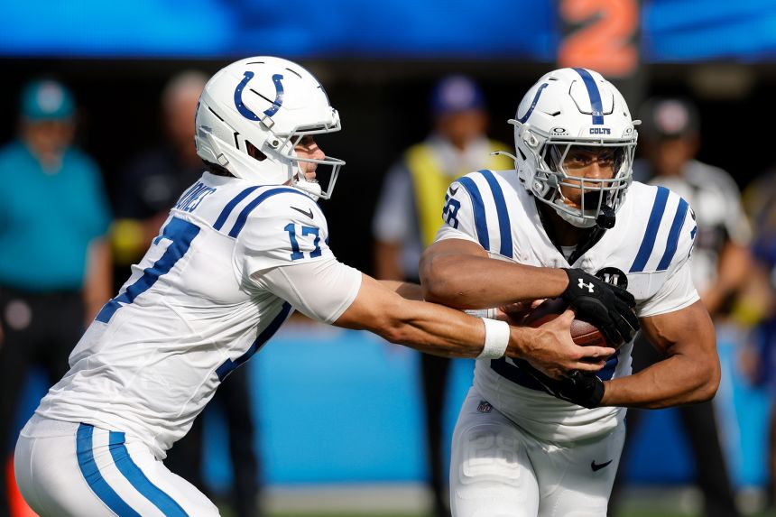 Jones (left) and Taylor (right) have been a big reason behind the Colts' success this year.