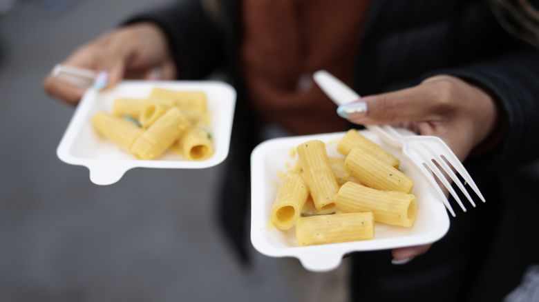 A view of Pasta Rummo during the Food Network's New York City Wine & Food Festival in October. Shipments of the Italian brand of pasta to the United States could soon face triple-digit tariffs.