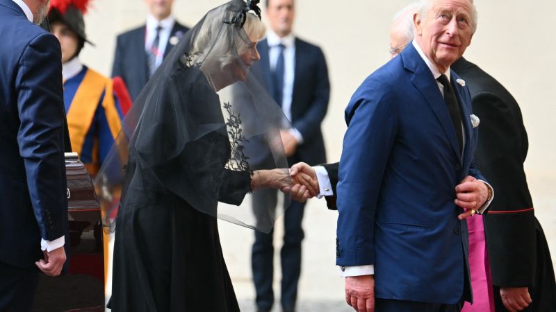 Video: King Charles arrives at the Vatican to meet Pope Leo and pray with him Video: King Charles arrives at the Vatican to meet Pope Leo and pray with him