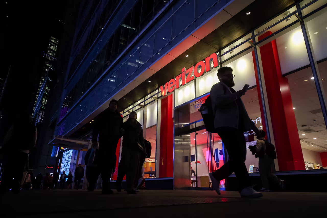 A Verizon store in New York on October 23.